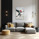 glasschilderij love archer woonkamer