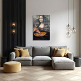 glasschilderij mona pizza woonkamer 4