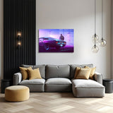 glasschilderij motel mustang woonkamer 5