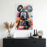 glasschilderij muisvader muur