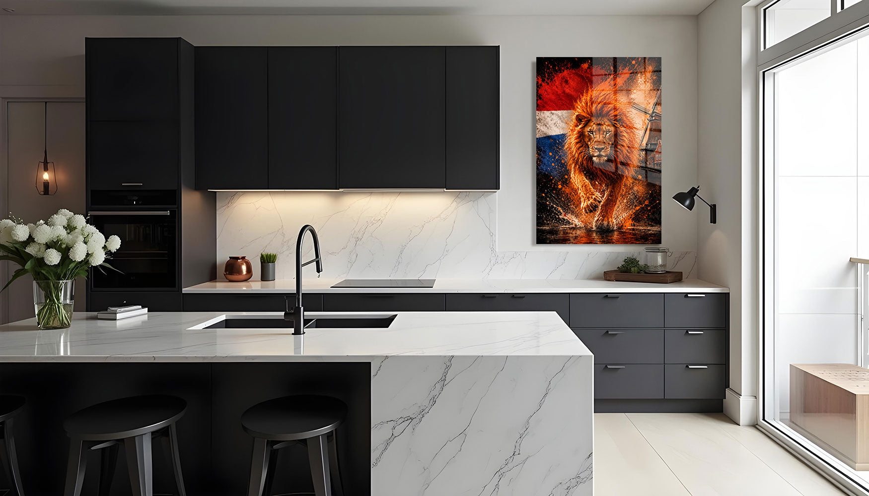 glasschilderij nederlandse trots Keuken