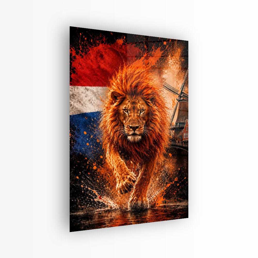 Glasschilderij Nederlandse Trots