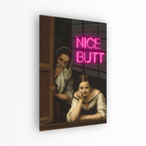 glasschilderij nice but voorkant