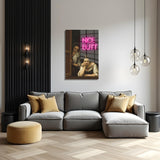 glasschilderij nice butt portret woonkamer 4