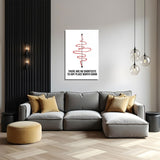 glasschilderij no shortcuts woonkamer 4