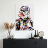 glasschilderij paint wars woonkamer 3