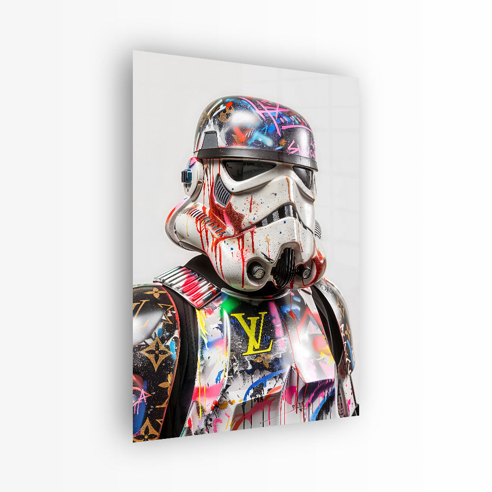 glasschilderij paint wars woonkamer 5