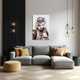 glasschilderij paint wars woonkamer 5