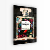 glasschilderij parfum bottle voorkant