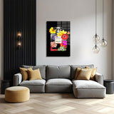 glasschilderij parfum flowerbottle woonkamer 4