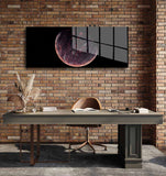 glasschilderij planet panorama kantoor