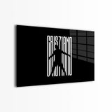 glasschilderij ronaldo 7 voorkant