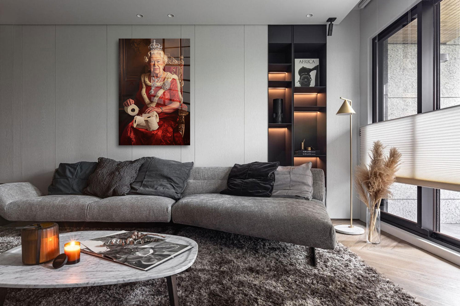 glasschilderij royal rolls woonkamer 5