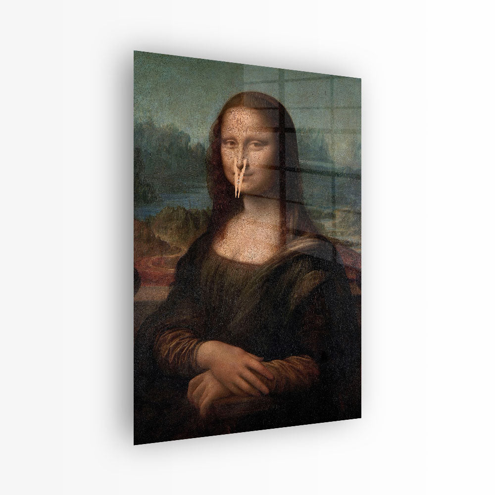 glasschilderij smelly lisa voorkant