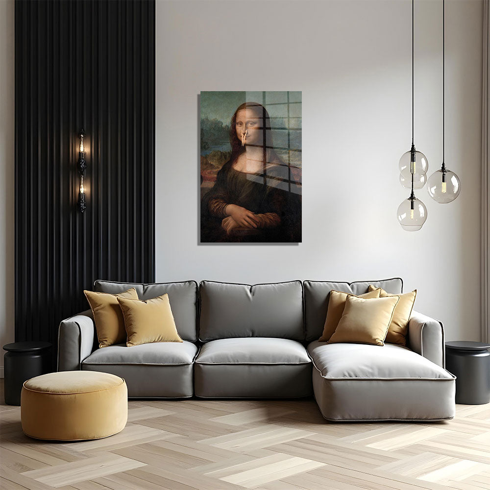 glasschilderij smelly lisa woonkamer 4