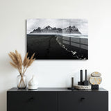 glasschilderij snowcap mountain muur