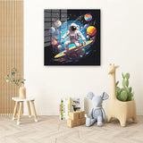 Glasschilderij Spacesurfer