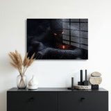 glasschilderij spidermummy muur