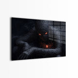 glasschilderij spidermummy voorkant