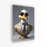glasschilderij-suited-duck-bust-voorkant