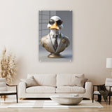 glasschilderij-suited-duck-bust-woonkamer2