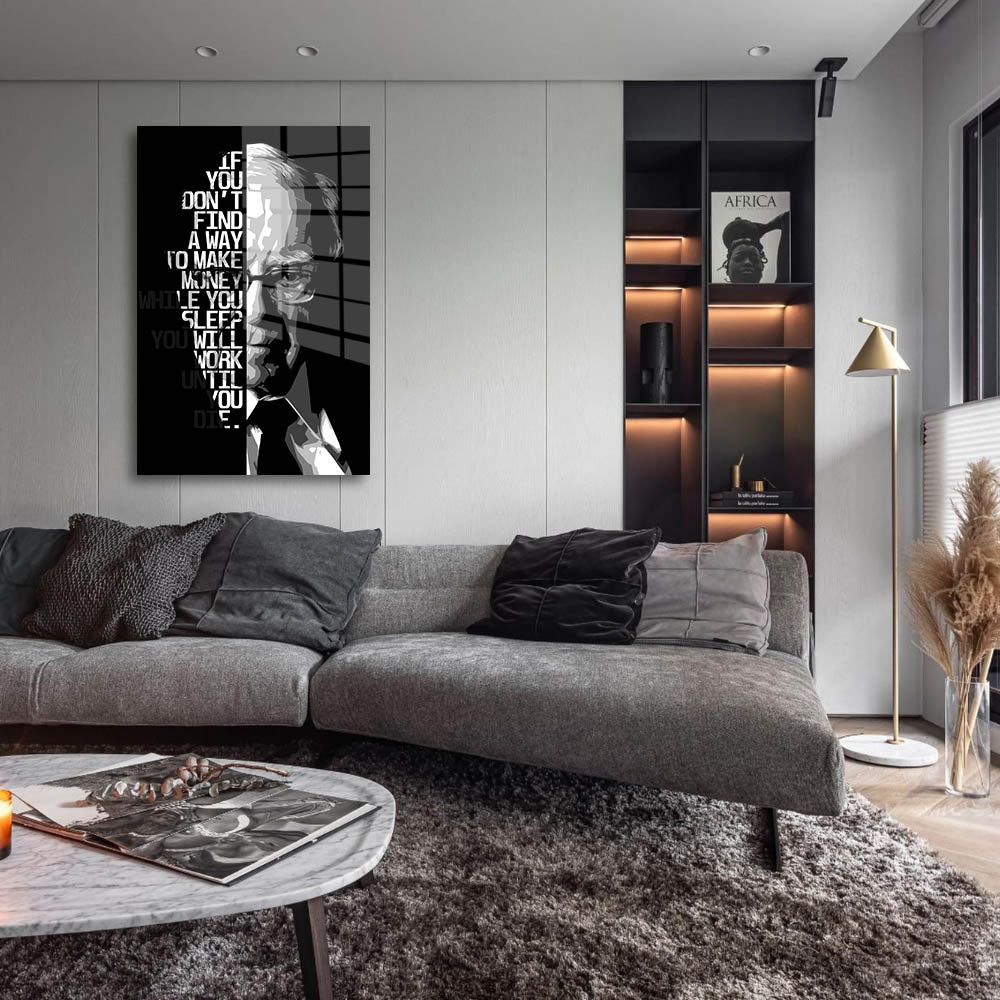 glasschilderij the investor woonkamer 1