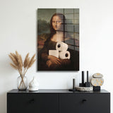 glasschilderij toilet lisa muur