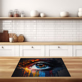 inductie beschermer abstract oog antislip in de keuken
