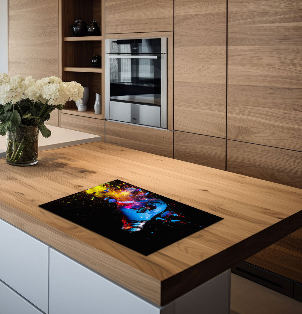 inductie beschermer abstracte gloeilamp keuken 2