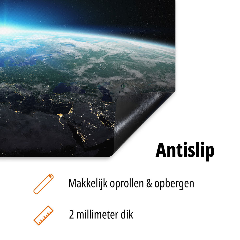 inductiebechermer aarde vanuit de ruimte antislip usp