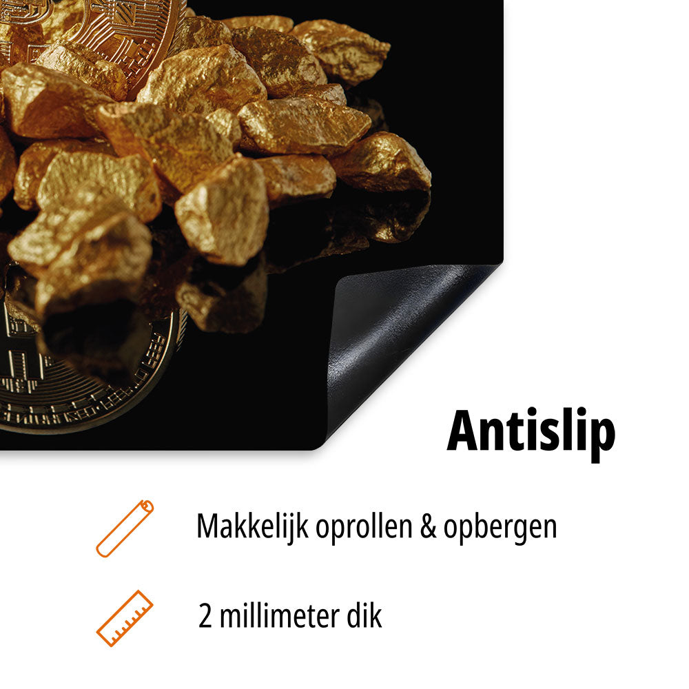 inductiebeschermer bitcoin goud antislip usp