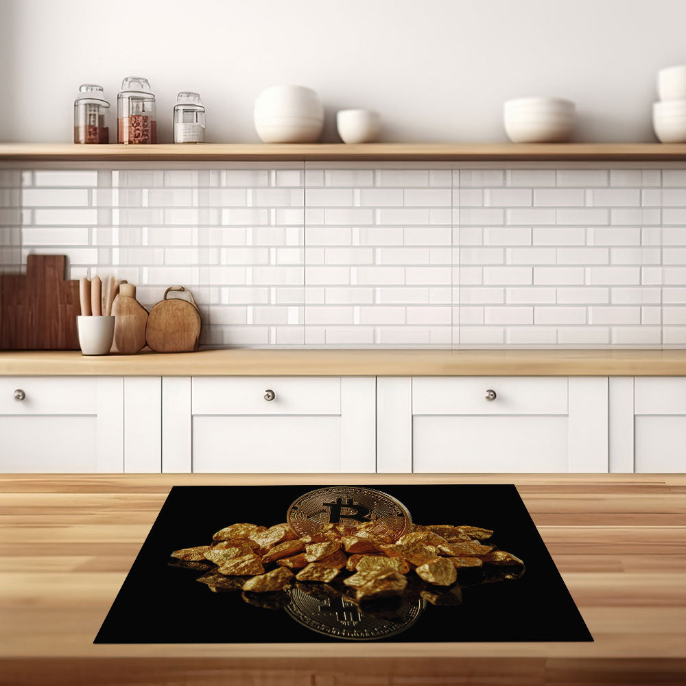 inductiebeschermer bitcoin goud keuken