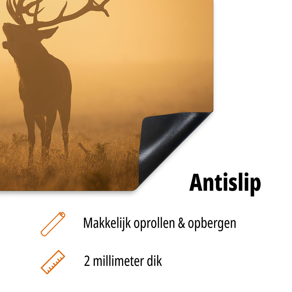 inductiebeschermer hert bij zonsondergang antislip usp