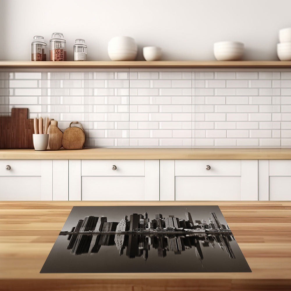 inductiebeschermer manhattan skyline keuken
