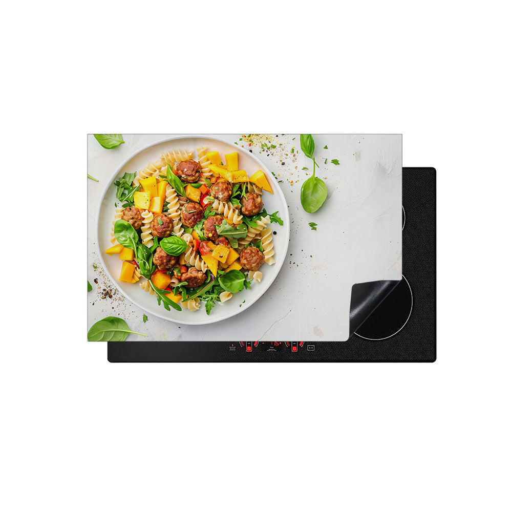 inductiebeschermer pasta lichte achtergrond