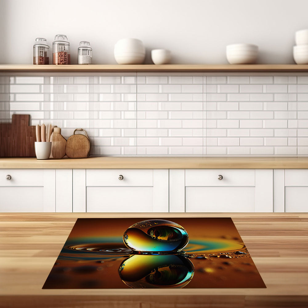 inductiebeschermer reflecterend water keuken