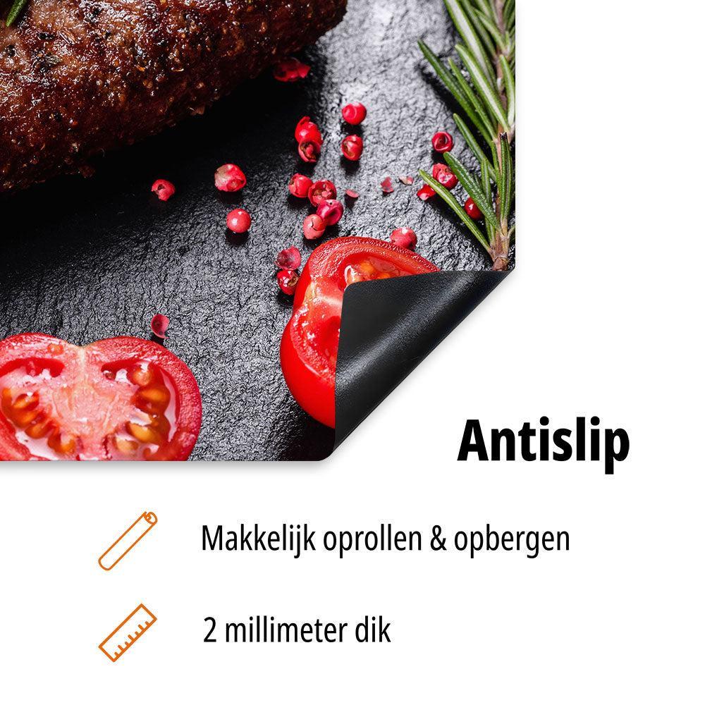 inductiebeschermer ribeye steak met patat antislip usp