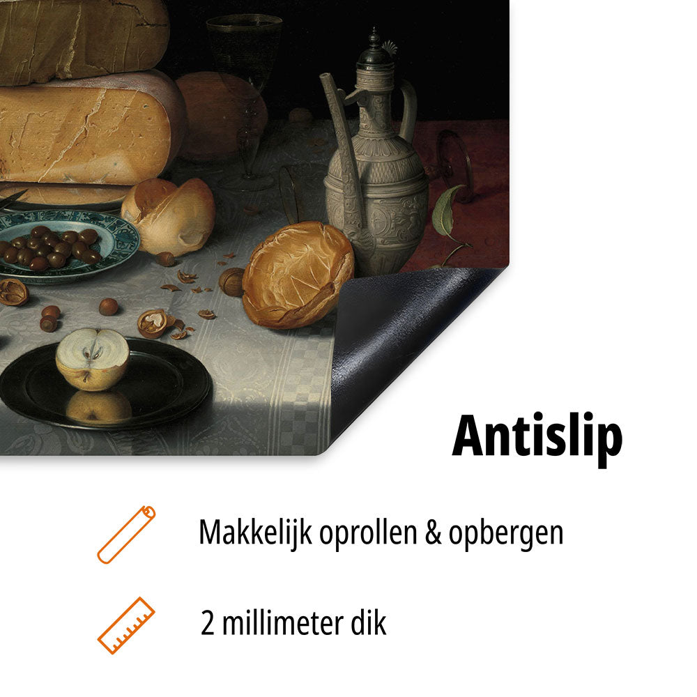 inductiebeschermer stilleven met kazen antislip usp