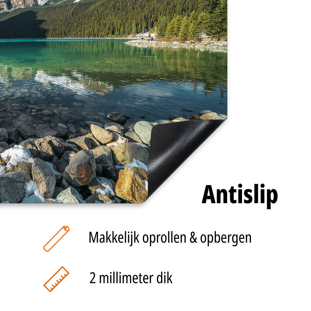 inductiebeschermer turquoise water en-bergen zijkant antislip usp