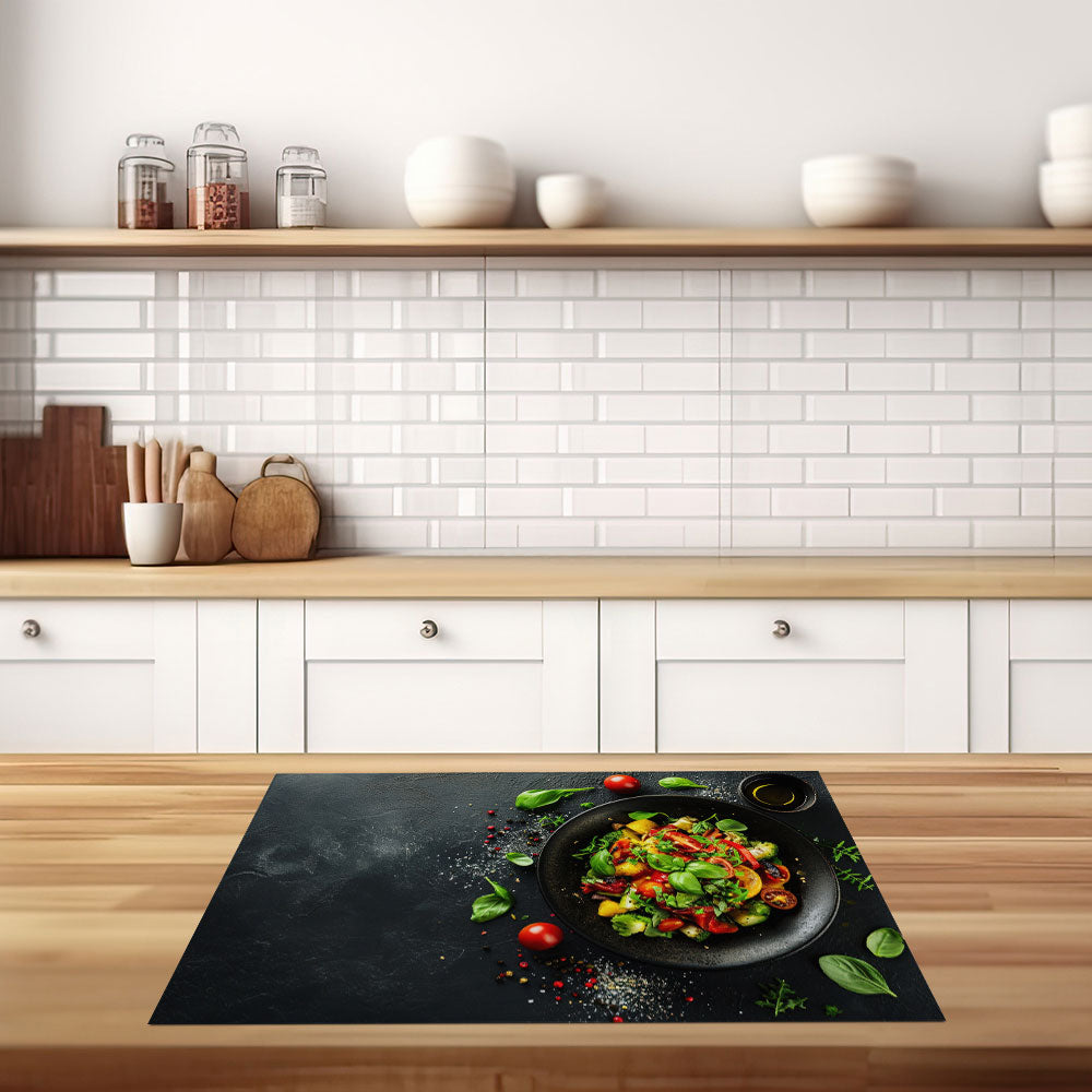 inductiebeschermer vegetarisch bord keuken