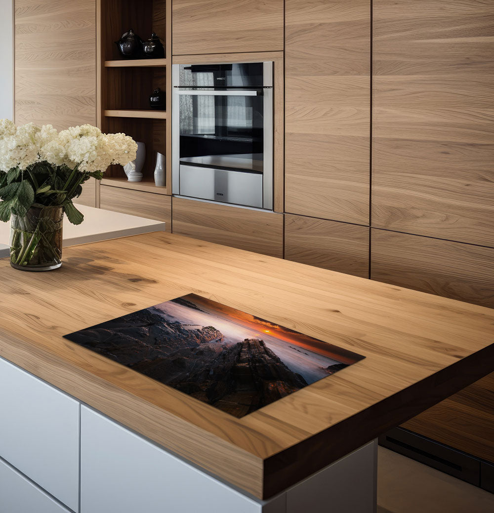 inductiebeschermer zonsondergang bidart keuken 2