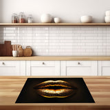 inductiebschermer gouden lippen keuken