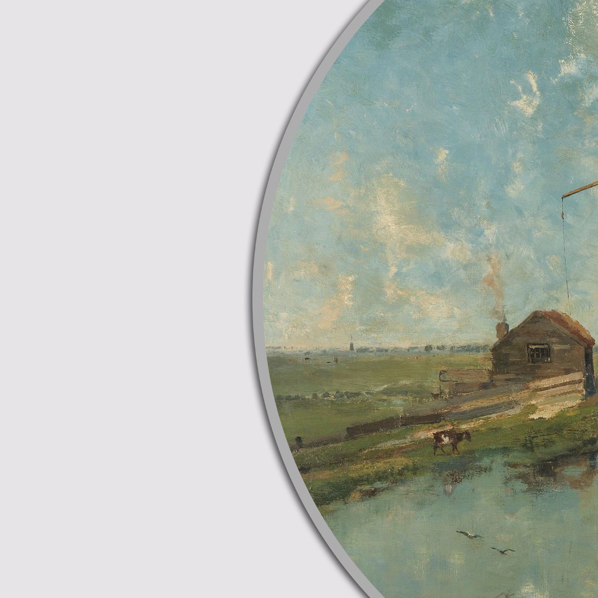 muurcirkel-een-molen-aan-een-poldervaart-zijkant
