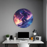 muurcirkel-snowboarding-astronaut-kamer