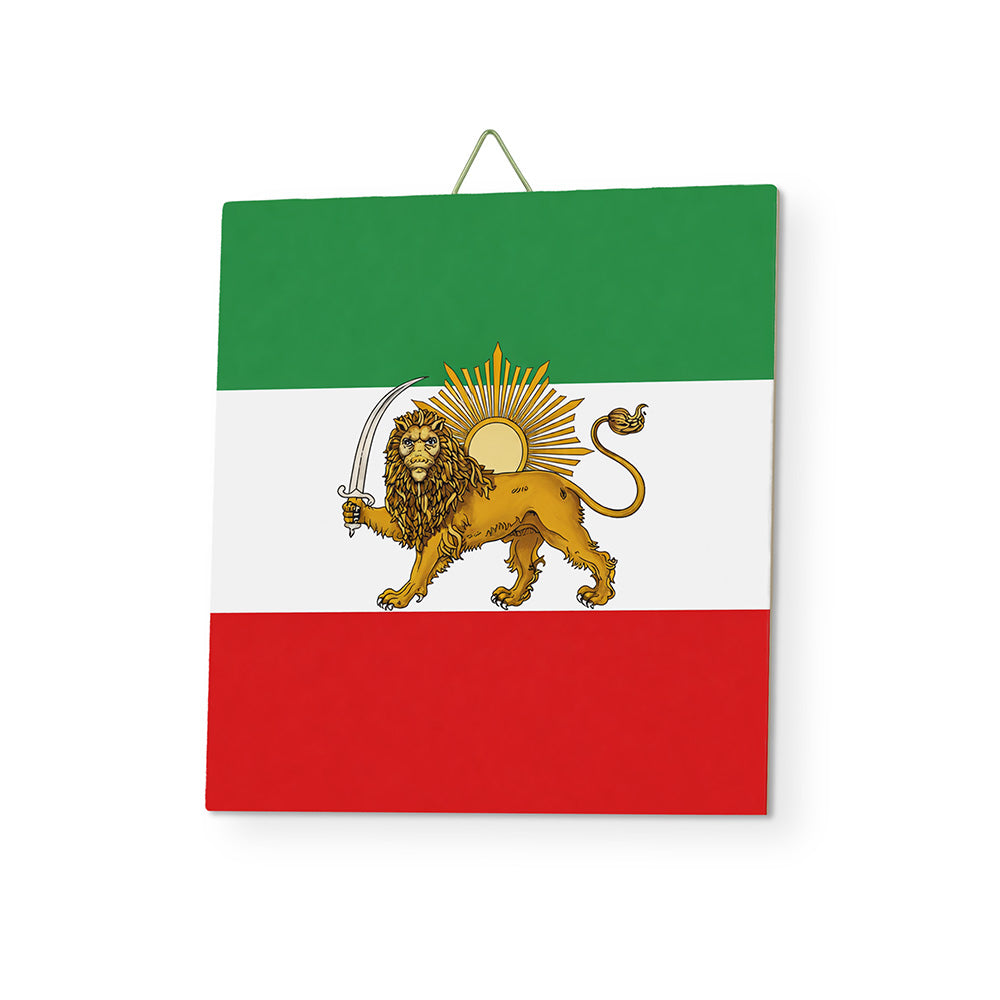 Tegeltje Perzische Vlag