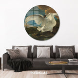 plexiglas-muurcirkel-de-bedreigde-zwaan-kamer