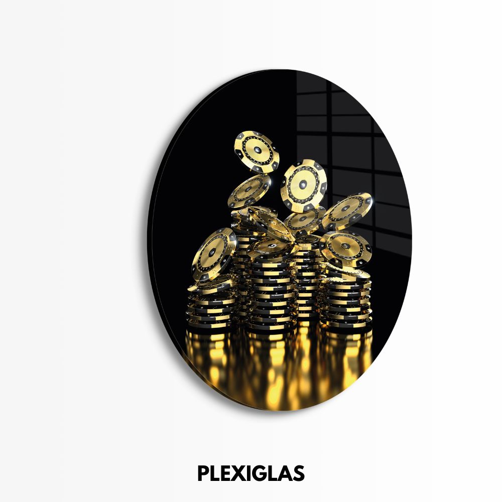 plexiglas-muurcirkel-gouden-pokerchips