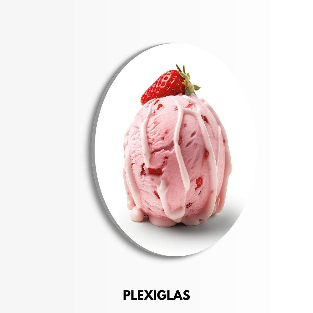 plexiglas-muurcirkel-ijsbol-aardbei