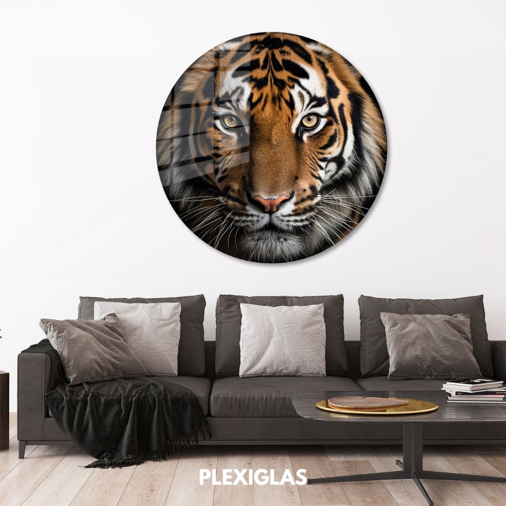 plexiglas-muurcirkel-tijger-woonkamer