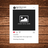 Social Frame Instagram Wit